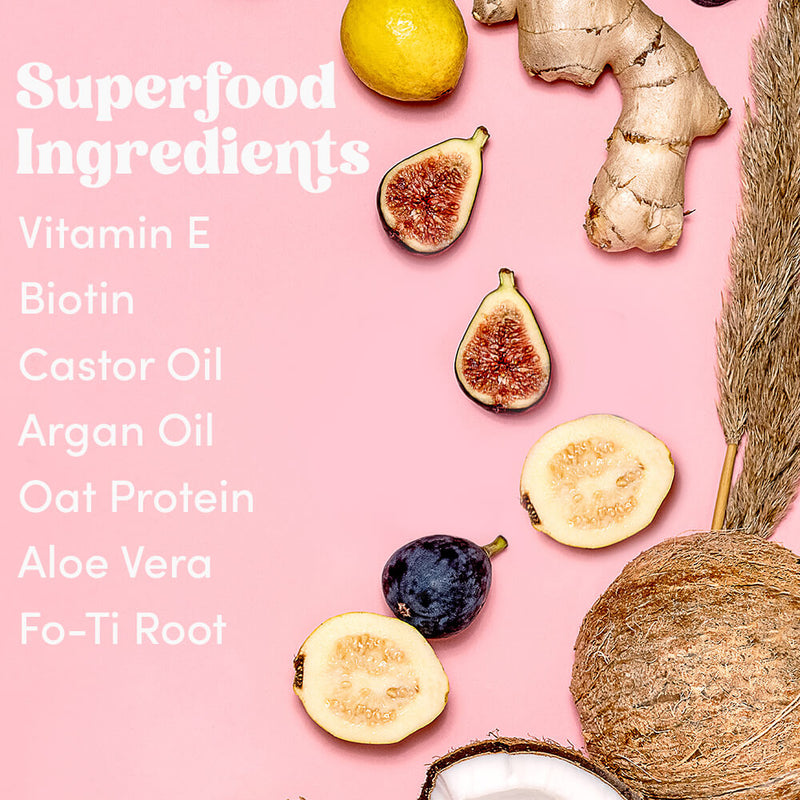 Glimmr Shampoo full superfood ingredients