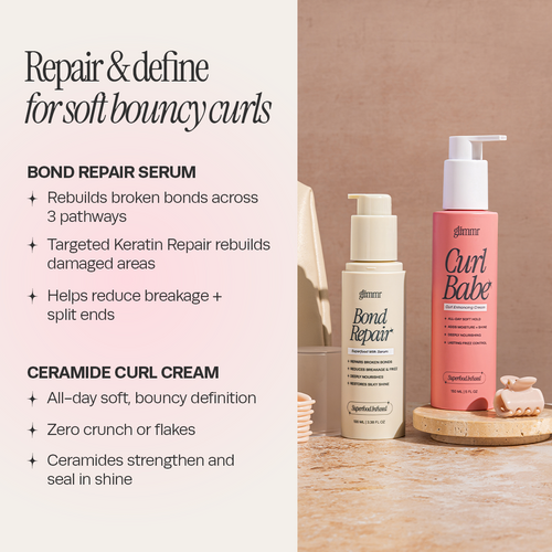The Curl + Bond Repair Duo — Curl Cream + Bond Serum