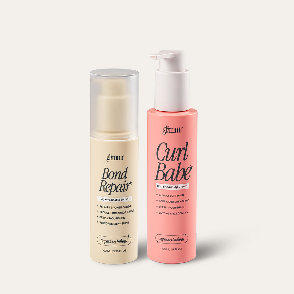 The Curl + Bond Repair Duo — Curl Cream + Bond Serum
