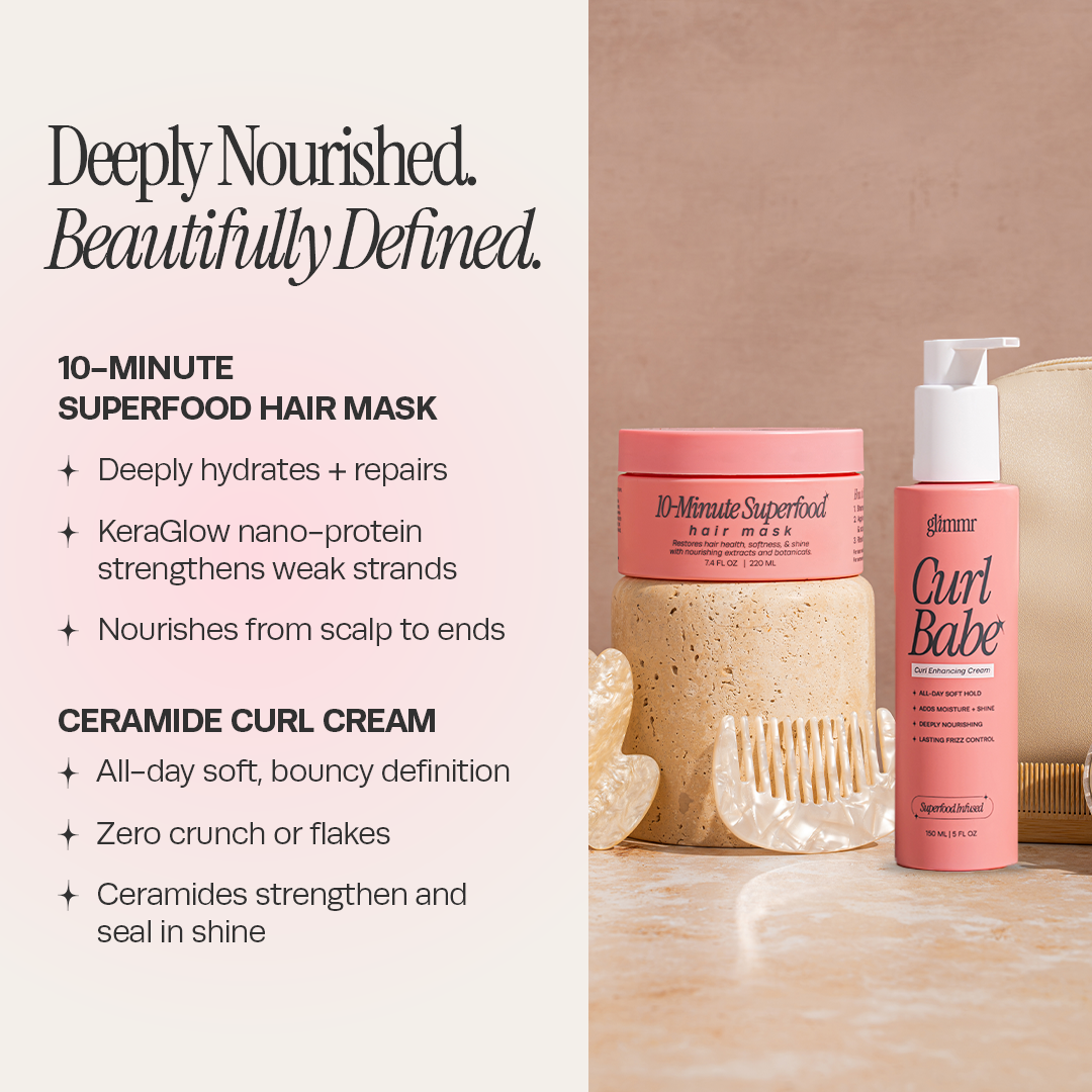 The Curl + Hydration Duo — Curl Cream + Hair Mask
