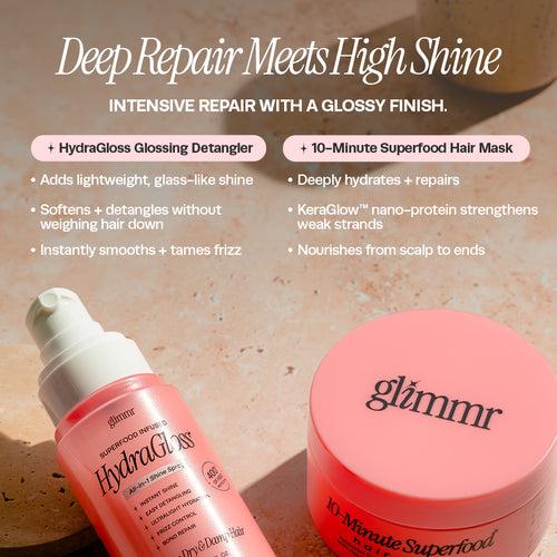 Glass Hair Set – Hair Mask + HydraGloss