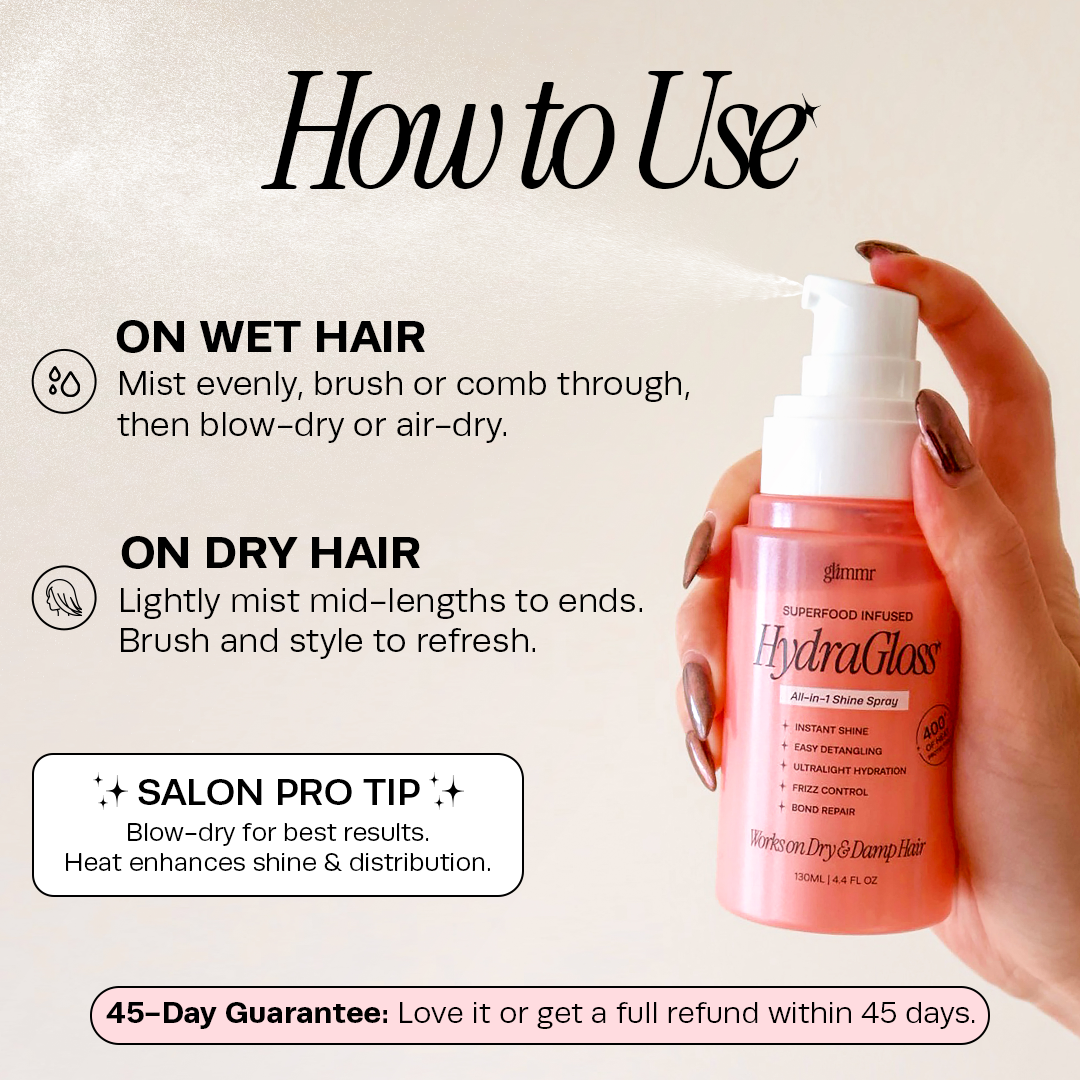 HydraGloss Lightweight Shine & Smoothing Spray
